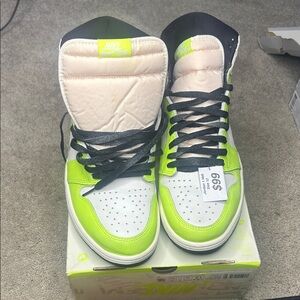 Nike Air Lime and White High-Tops